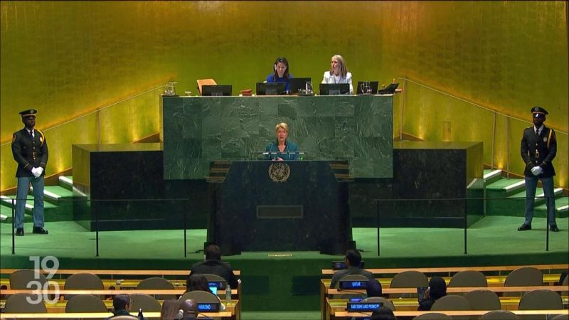 Avertissement sur les tendances autocratiques à l’ONU : Karin Keller-Sutter appelle au multilatéralisme