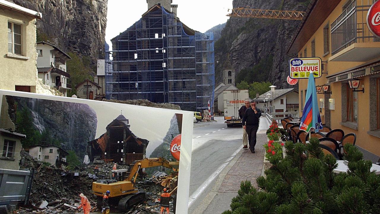 Le 14 octobre 2000 : coulée de boue meurtrière à Gondo et ses suites dans le Valais