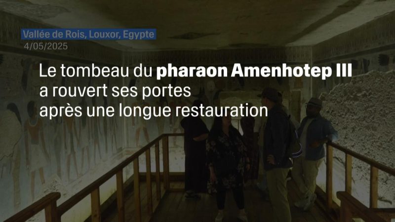 Réouverture du tombeau d’Amenhotep III dans la Vallée des Rois après plus de deux décennies de restauration
