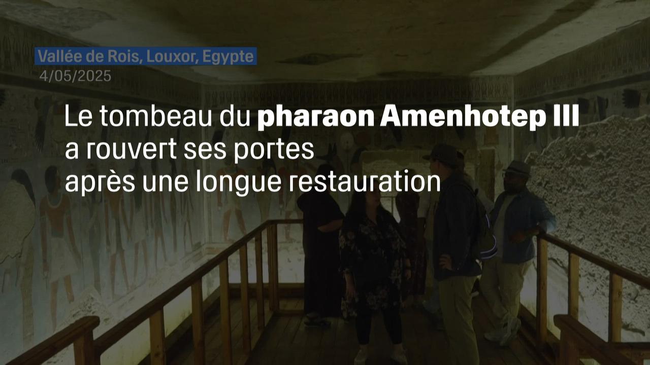 Réouverture du tombeau d’Amenhotep III dans la Vallée des Rois après plus de deux décennies de restauration