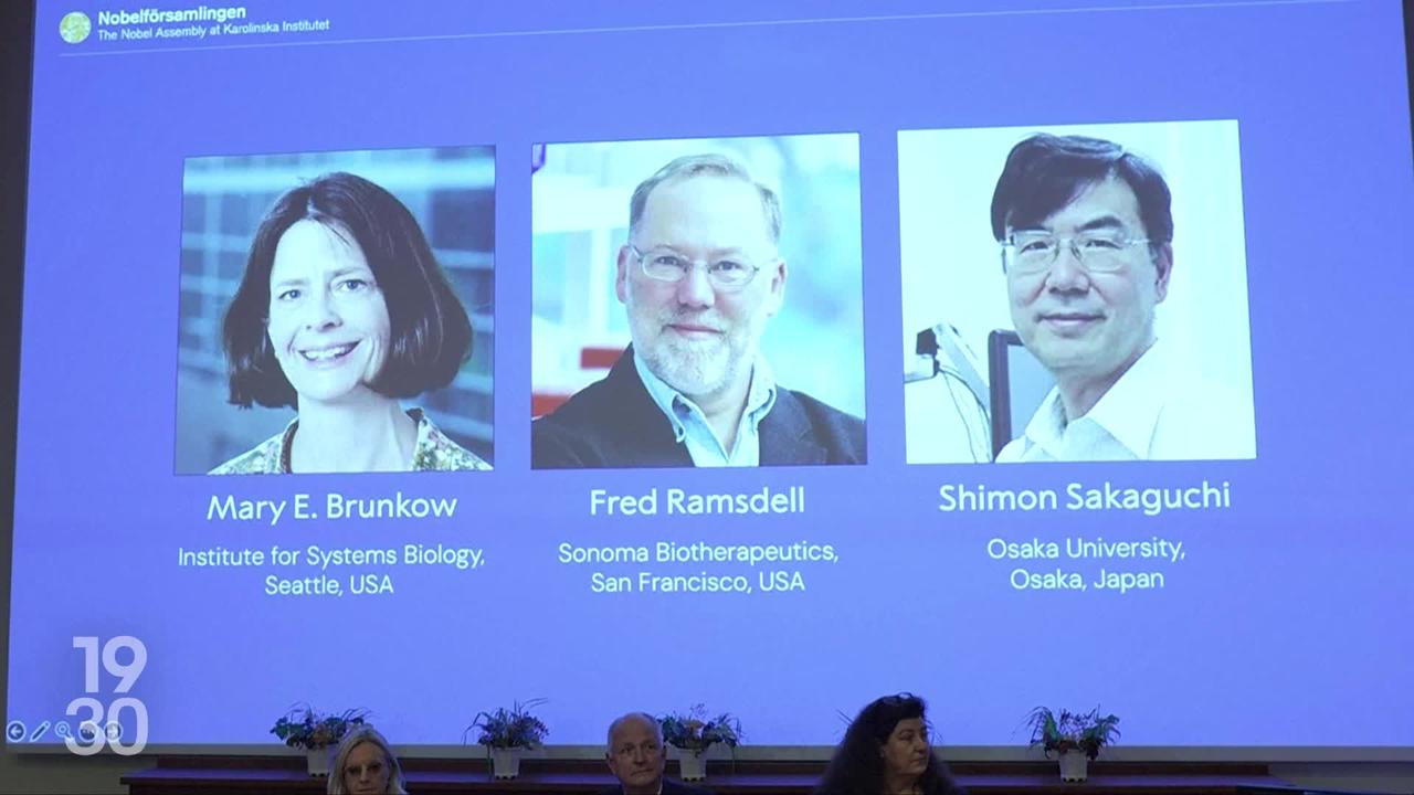 Nobel de médecine attribué à un trio pour le contrôle du système immunitaire et la tolérance périphérique