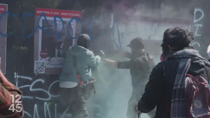 Manifestation contre la violence des cartels à Mexico : tensions entre manifestants et forces de l’ordre